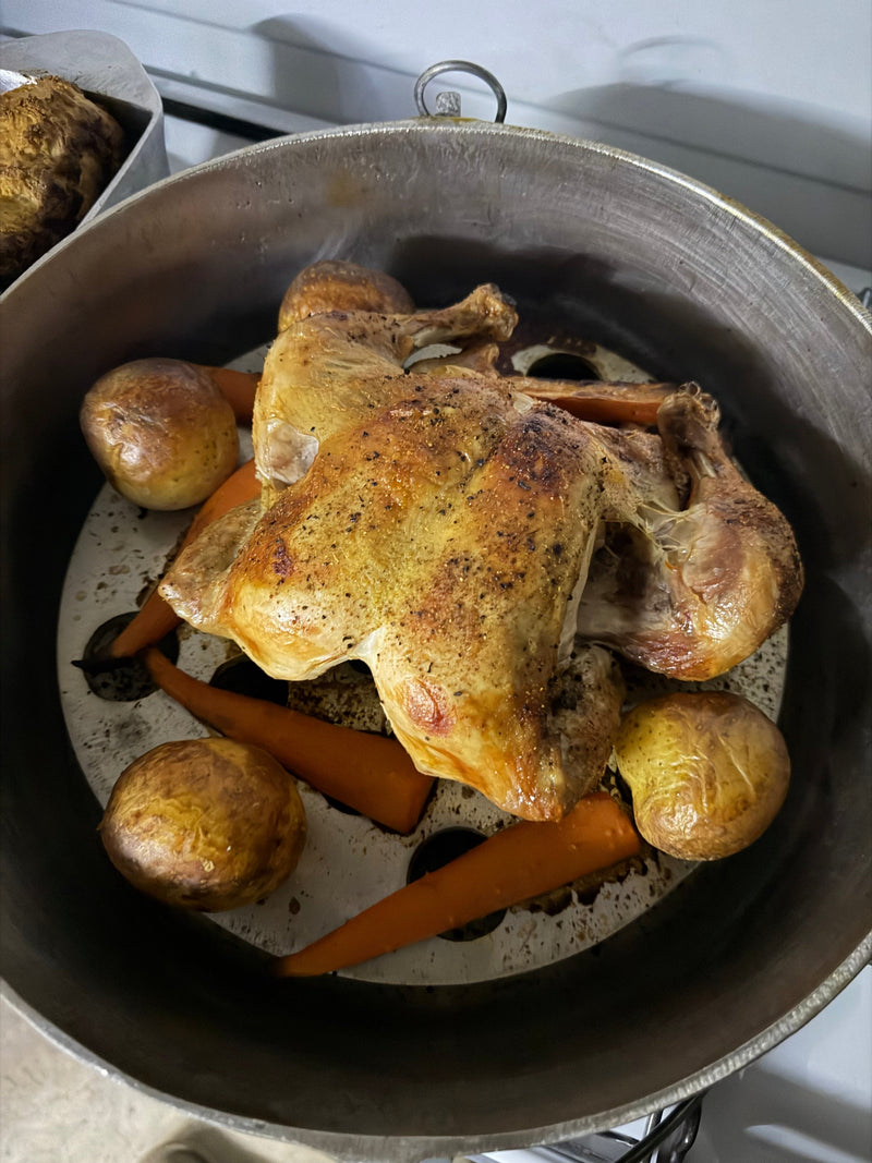 Using the No. 8 Flattie as an oven with the Dutch Plate