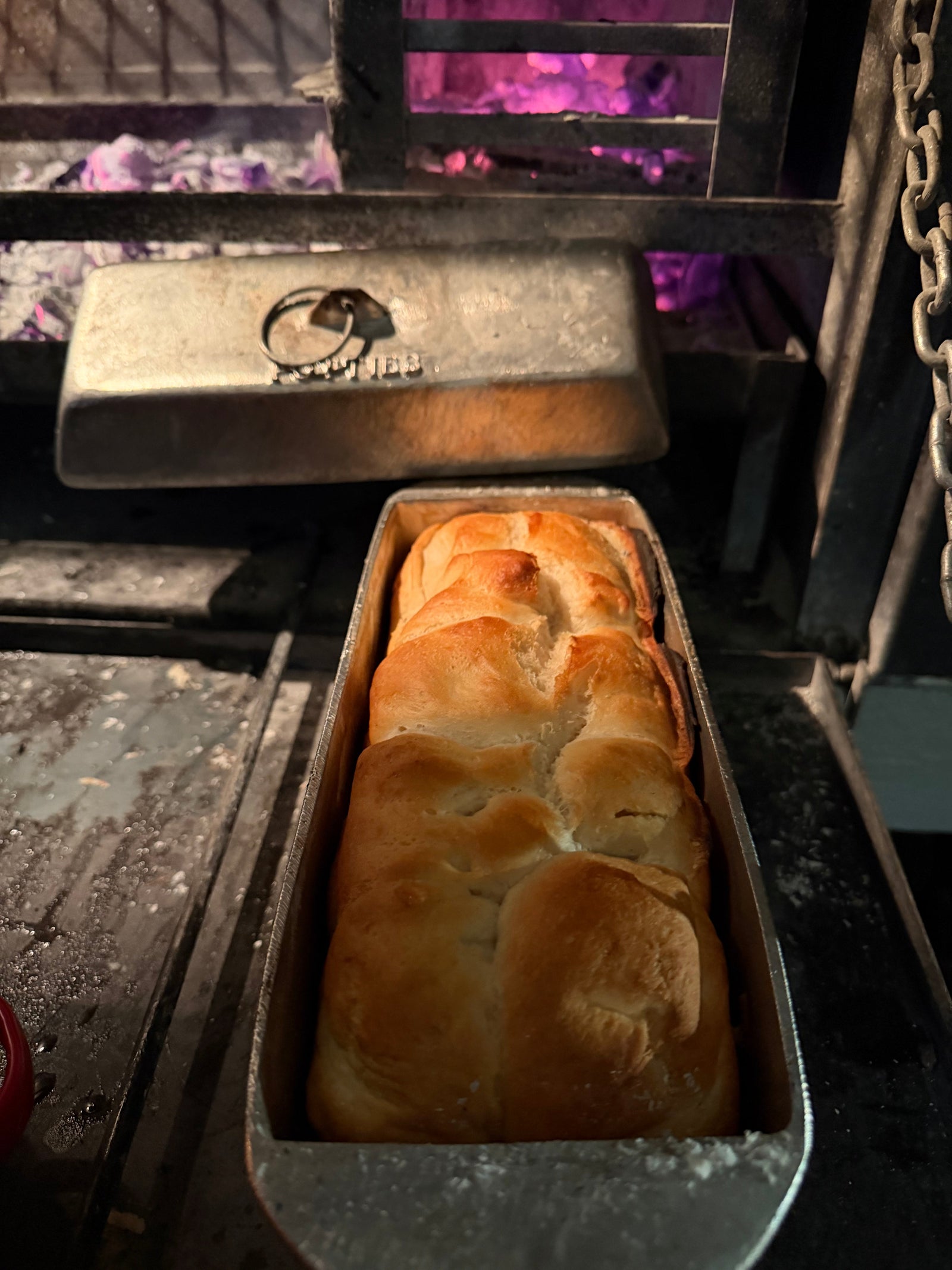 A first bake in the Broodjie bread pan